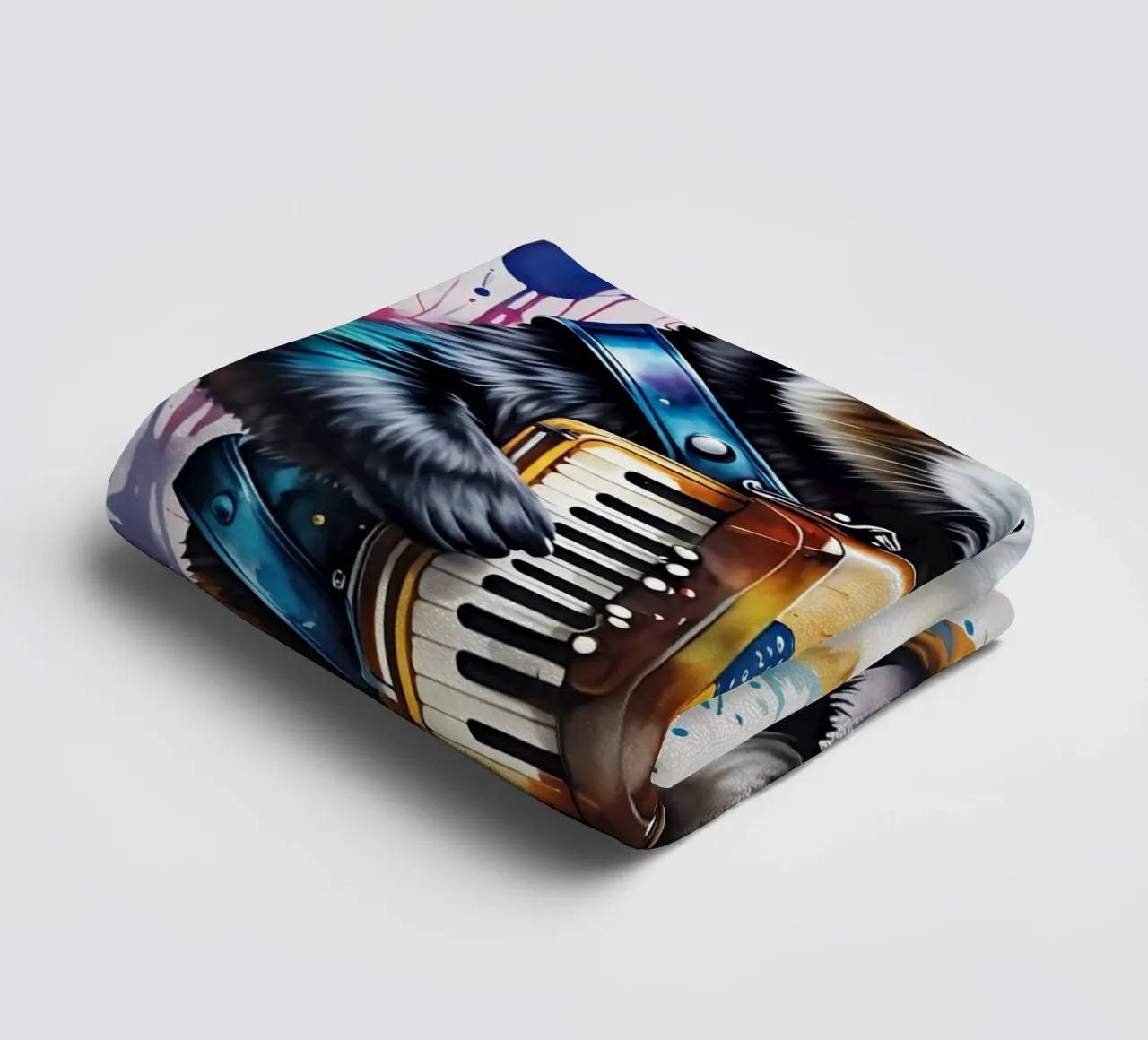Panda plays the accordion towel by MakArena