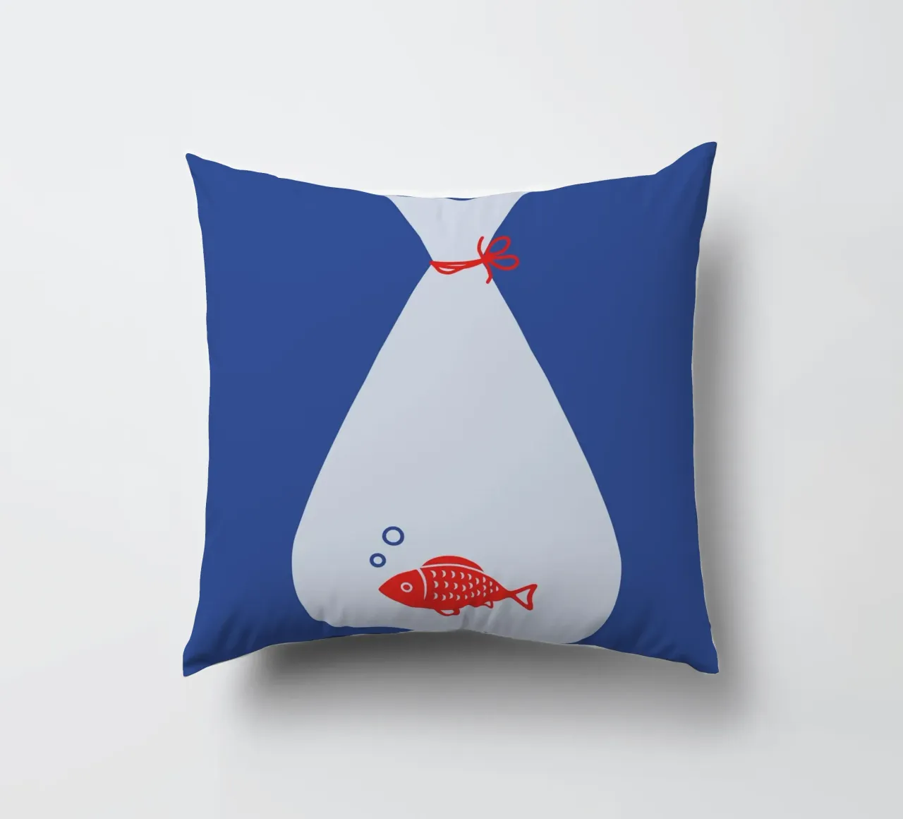 Goldfish is red cuscino da The Poster Kid