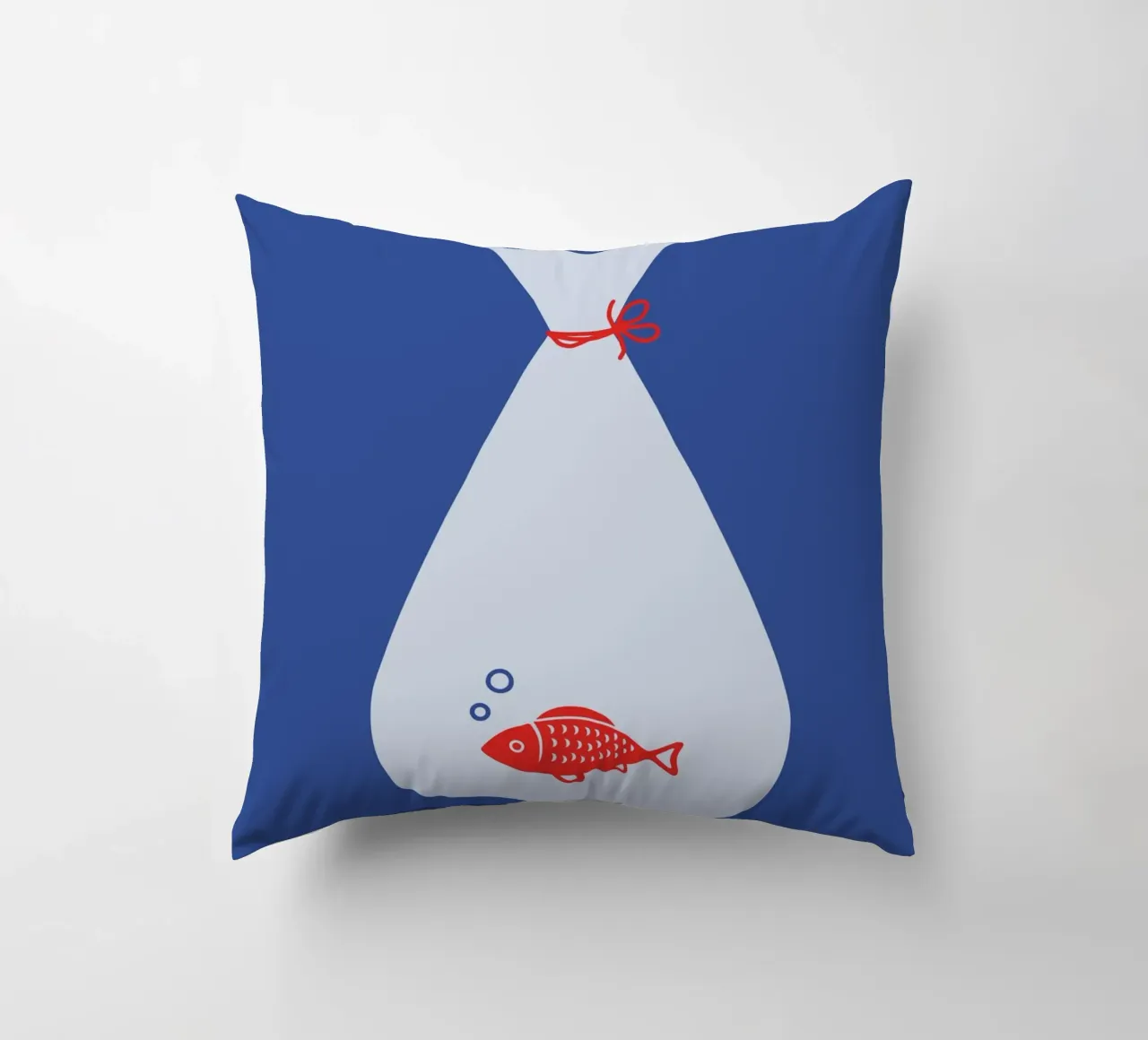 Goldfish is red cuscino da The Poster Kid