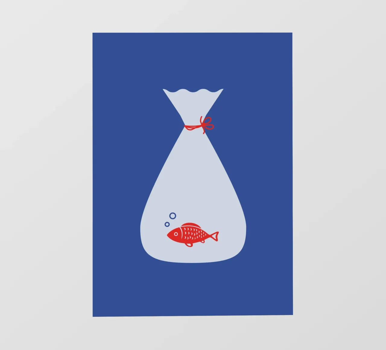 Goldfish is red telo in pvc da The Poster Kid