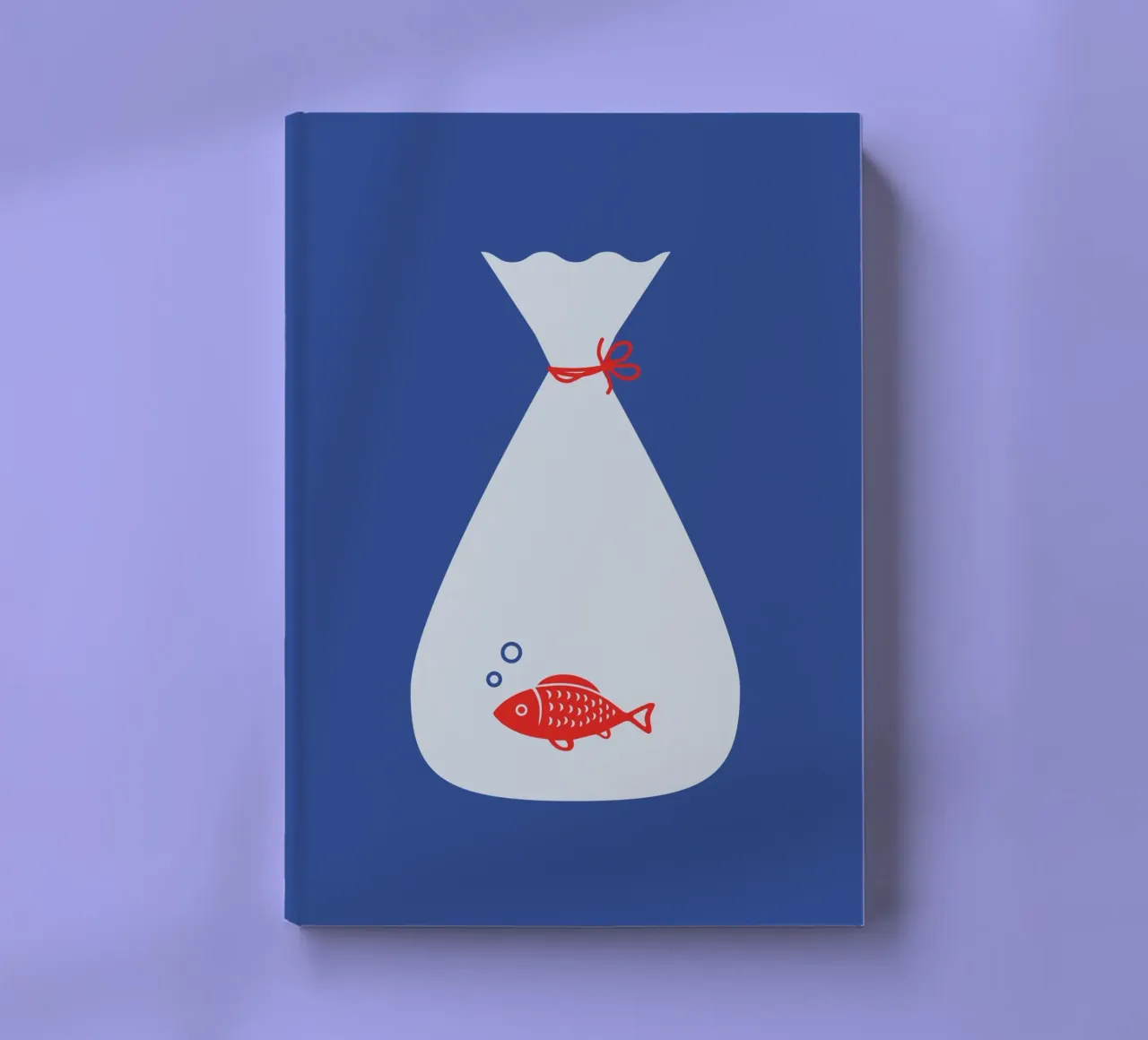 Goldfish is red notebook by The Poster Kid