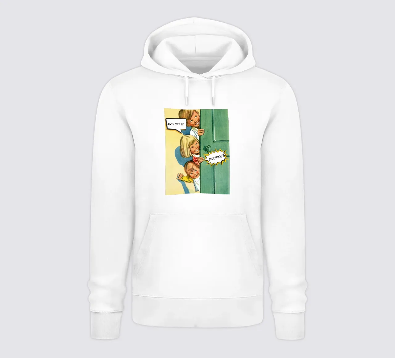 Are you? Pooping? felpa con cappuccio da LisaArtes