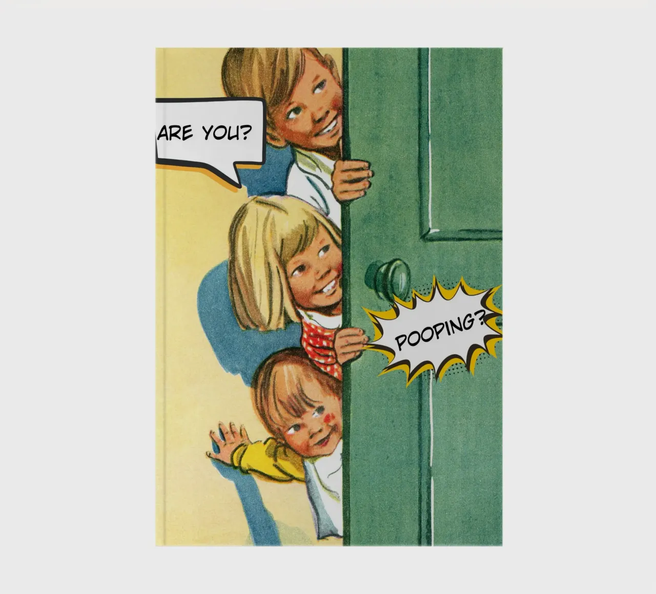 Are you? Pooping? notebook by LisaArtes