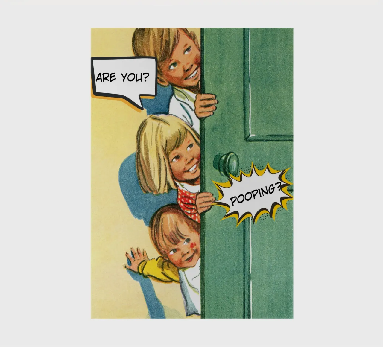 Are you? Pooping? notebook by LisaArtes