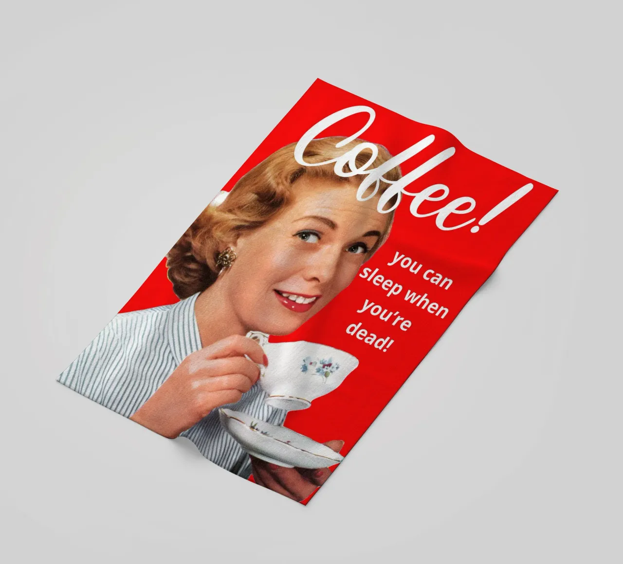 Coffee! you can sleep when you're dead! telo mare da LisaArtes
