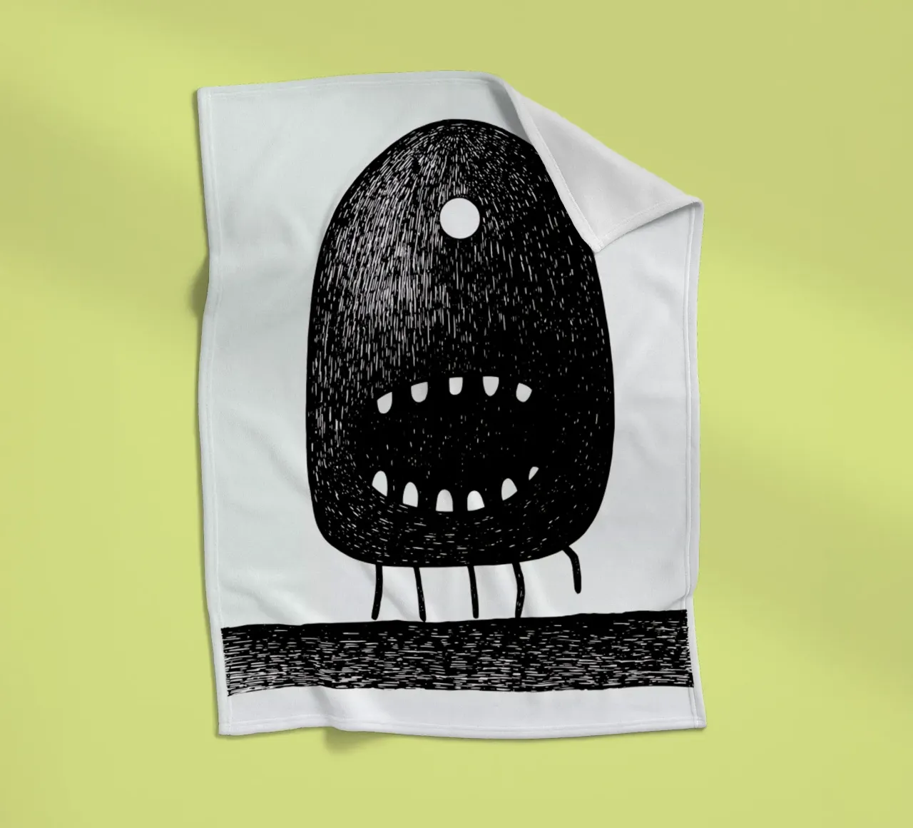 Blob plaid polaire de Richard Hood