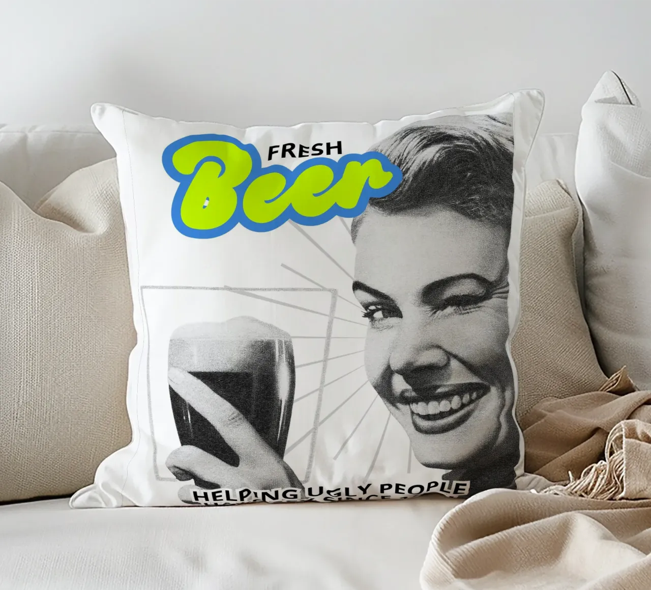 Fresh Beer cuscino da LisaArtes