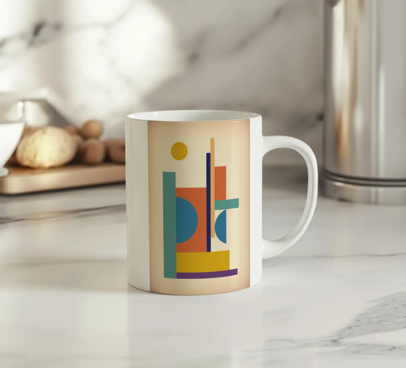 Equilibre ceramic mug by The Poster Kid