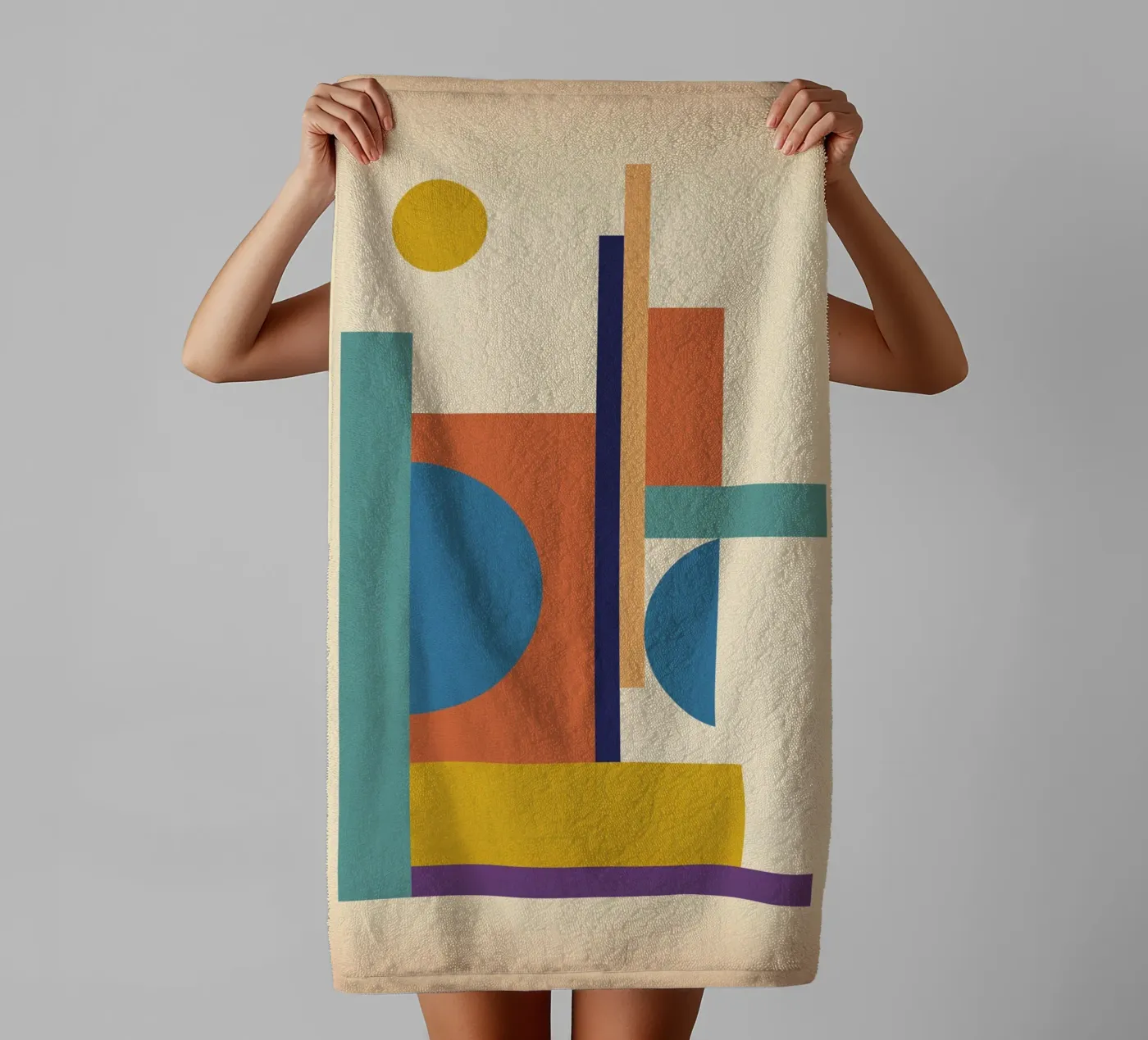 Equilibre badhanddoek van The Poster Kid