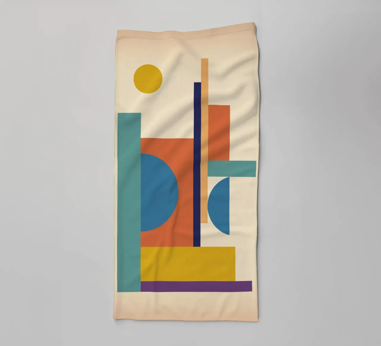 Equilibre badhanddoek van The Poster Kid