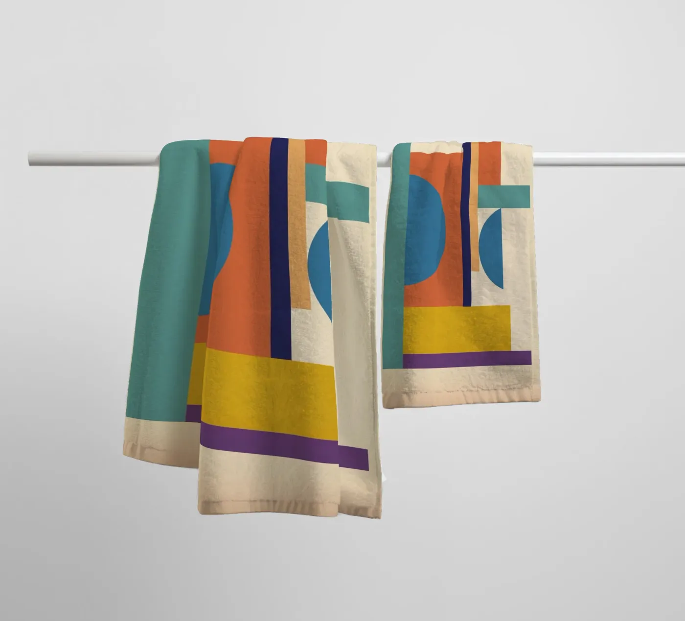 Equilibre badhanddoek van The Poster Kid