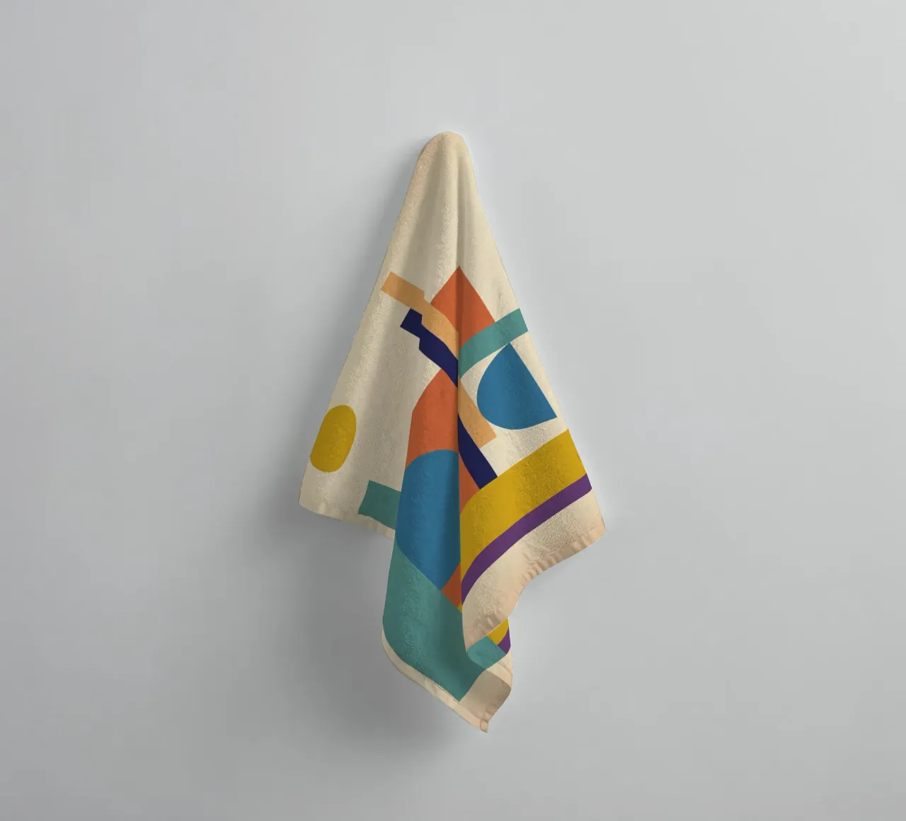 Equilibre badhanddoek van The Poster Kid