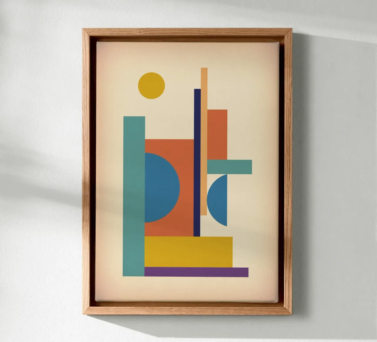 Equilibre canvas van The Poster Kid