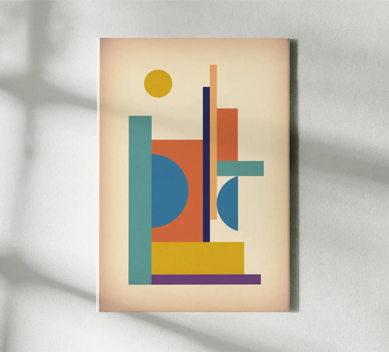 Equilibre canvas van The Poster Kid