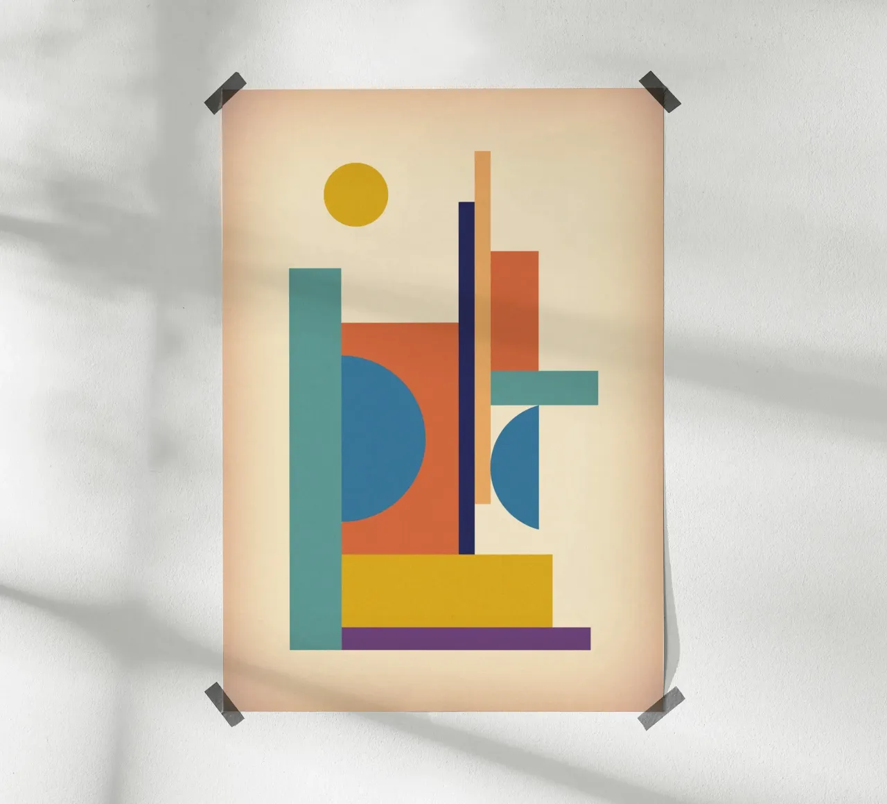 Equilibre poster con telaio in alluminio da The Poster Kid