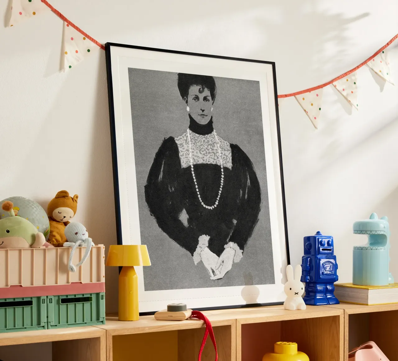 woman vintage poster con telaio in plastica da LisaArtes