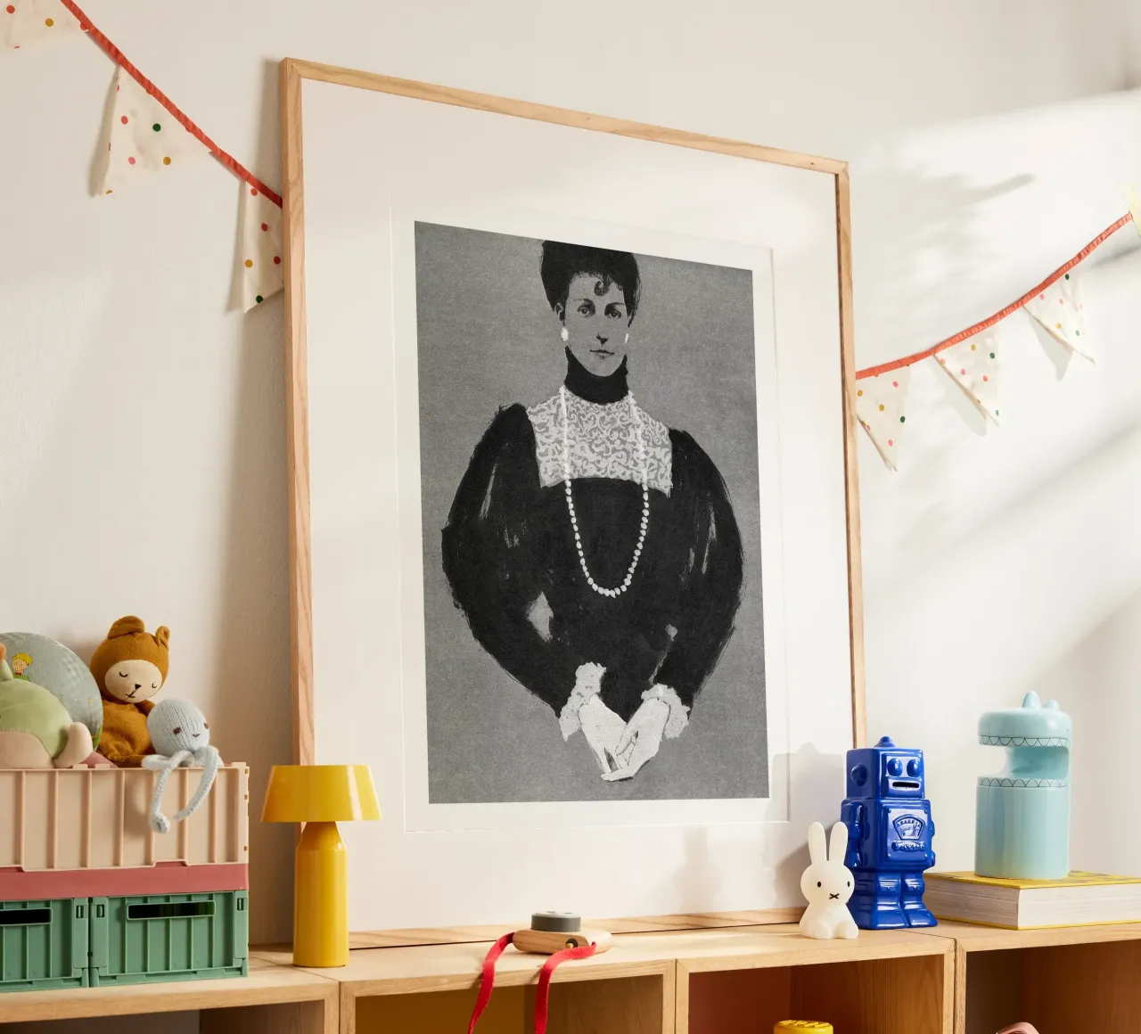 woman vintage poster con telaio in plastica da LisaArtes