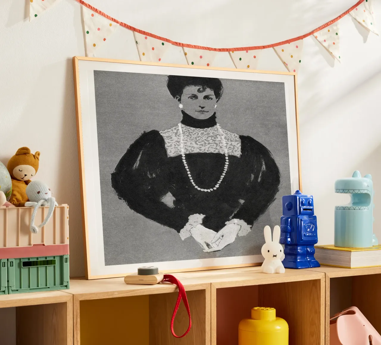 woman vintage poster con telaio in plastica da LisaArtes