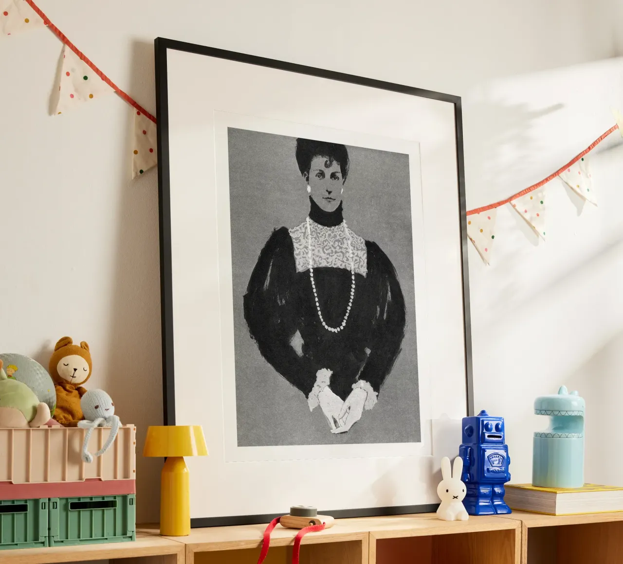 woman vintage poster con telaio in plastica da LisaArtes