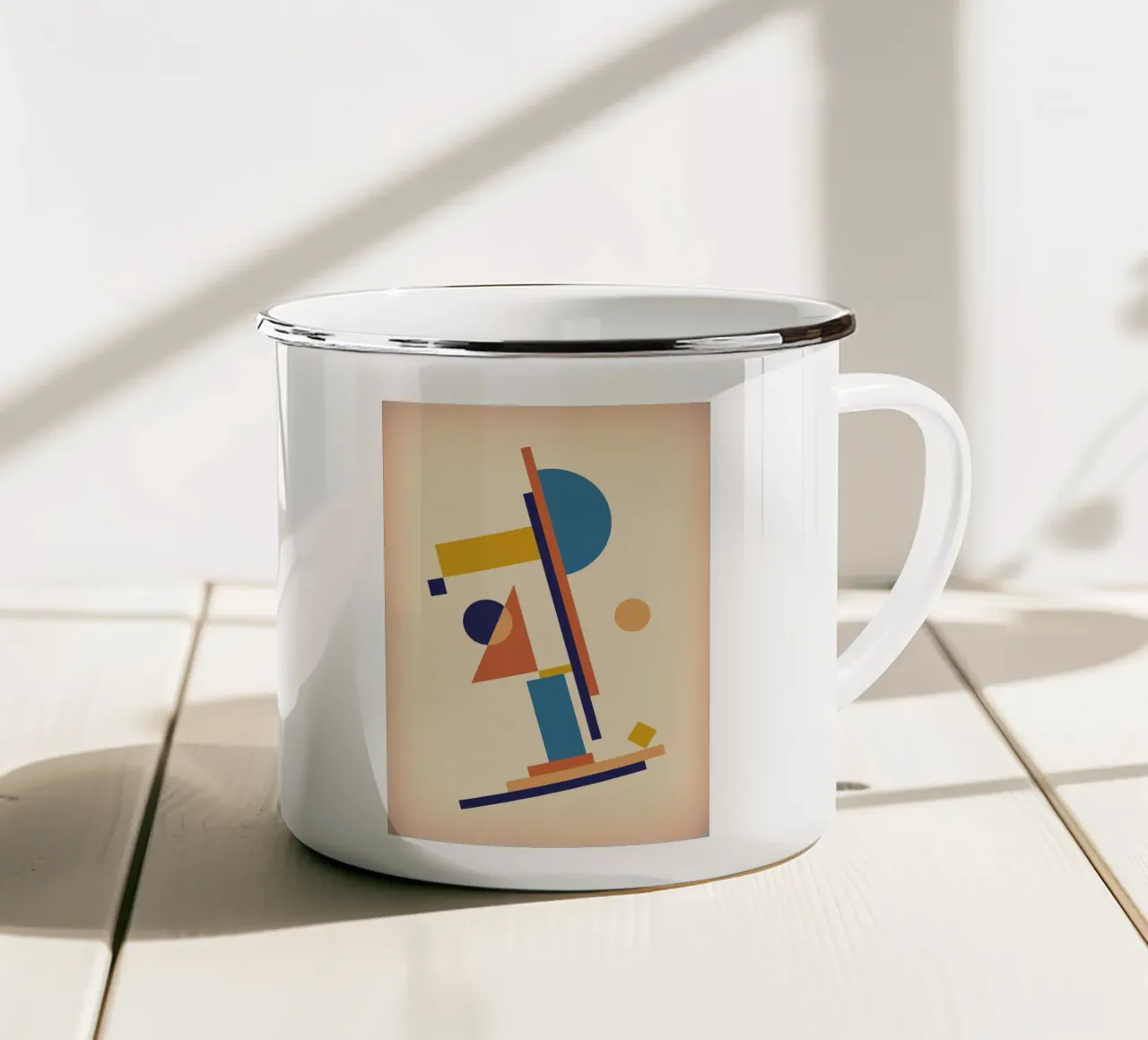 Mobilis tazza in smalto da The Poster Kid