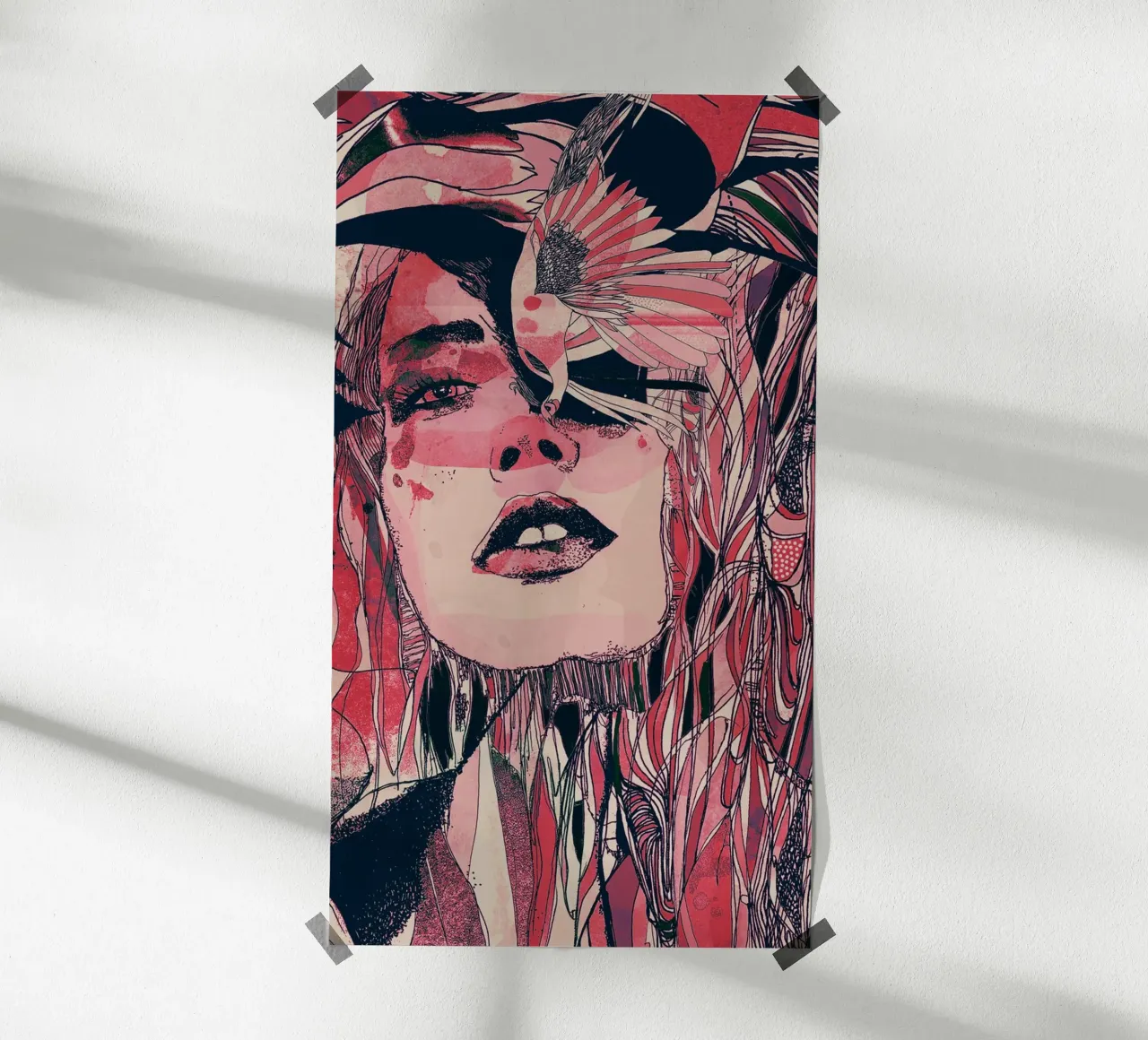 rosa poster da Giulio Iurissevich