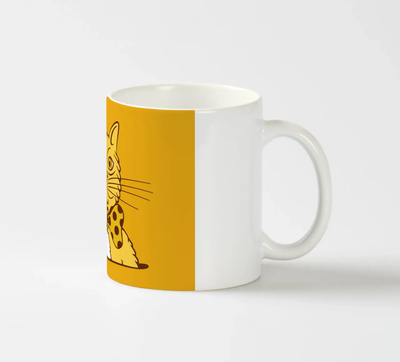 Fluffy Cat tazza in ceramica da The Poster Kid