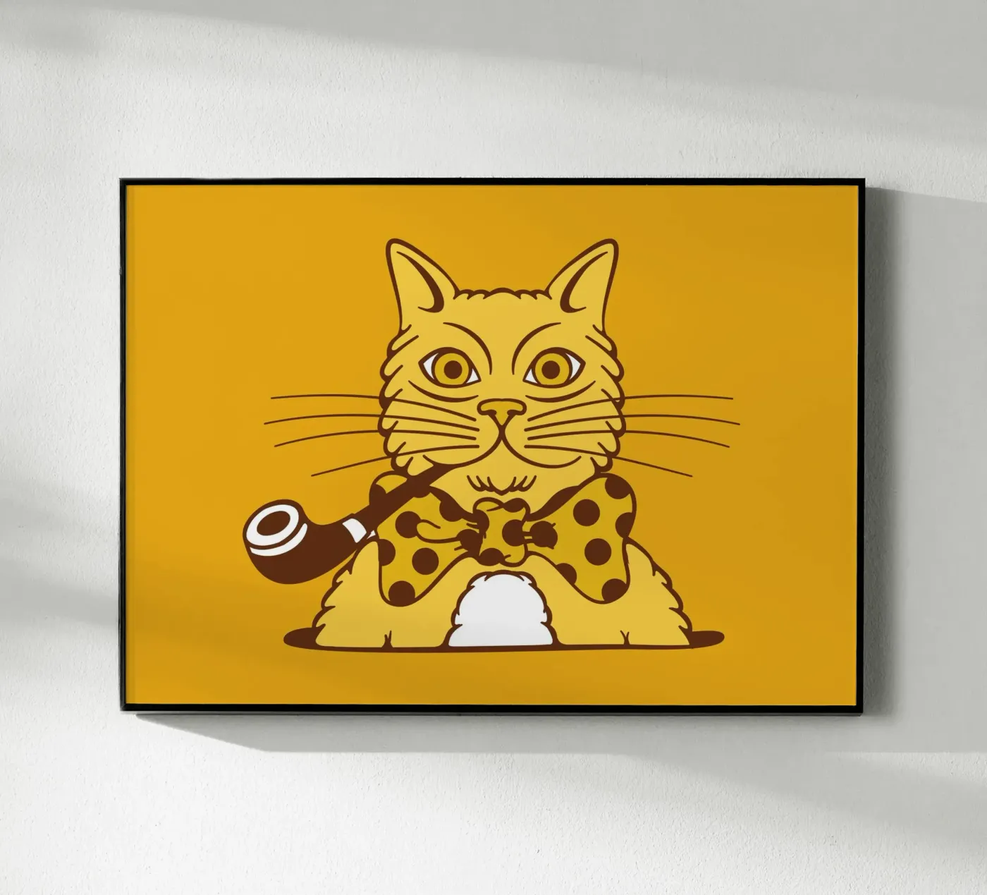 Fluffy Cat plexiglas de The Poster Kid