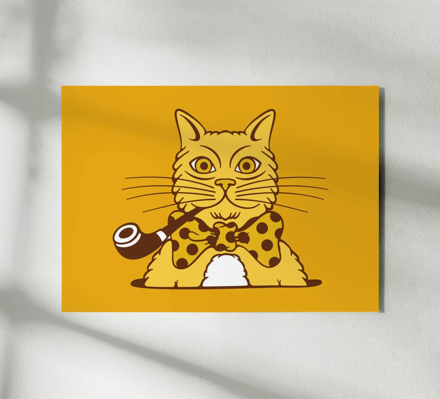 Fluffy Cat plexiglas de The Poster Kid