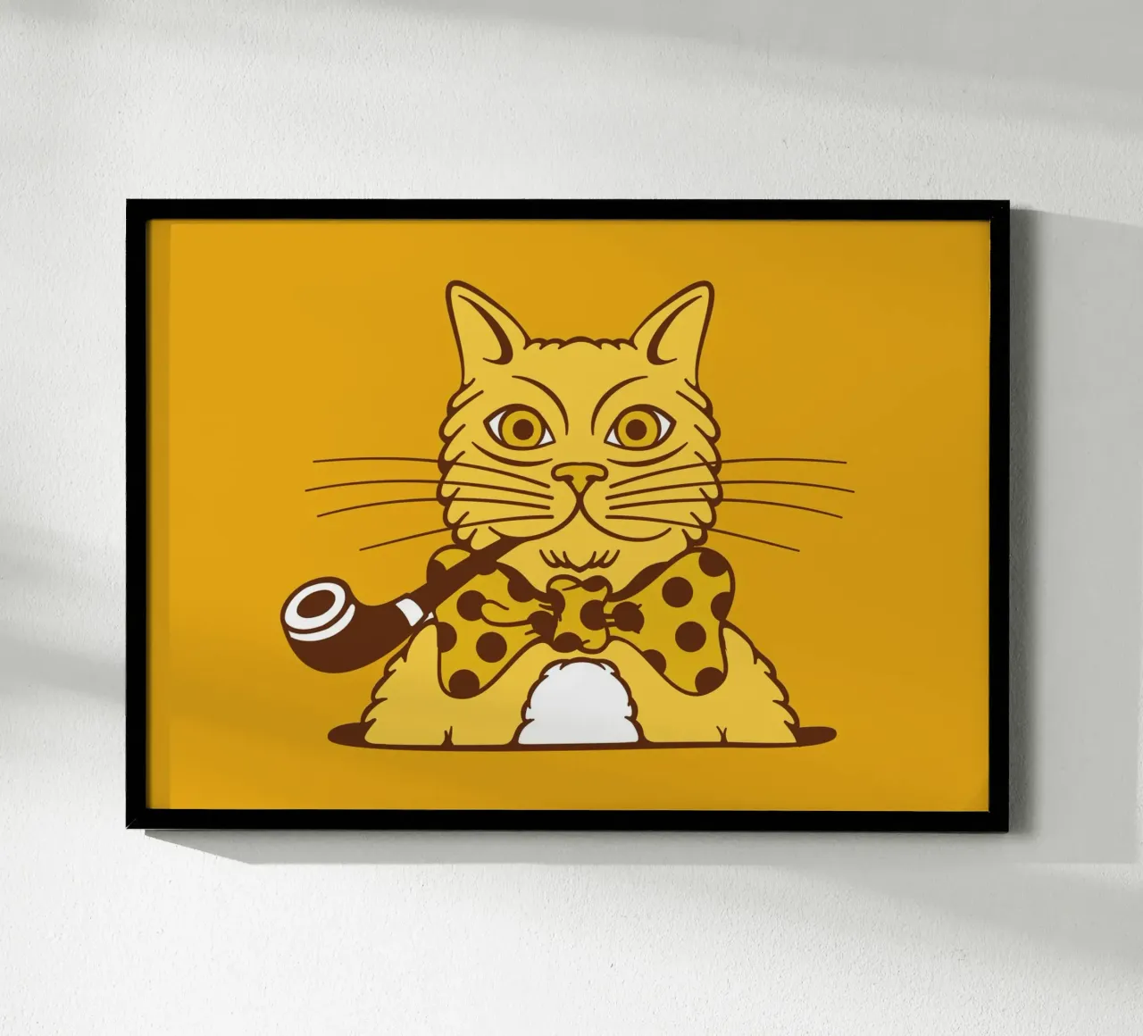 Fluffy Cat poster by The Poster Kid