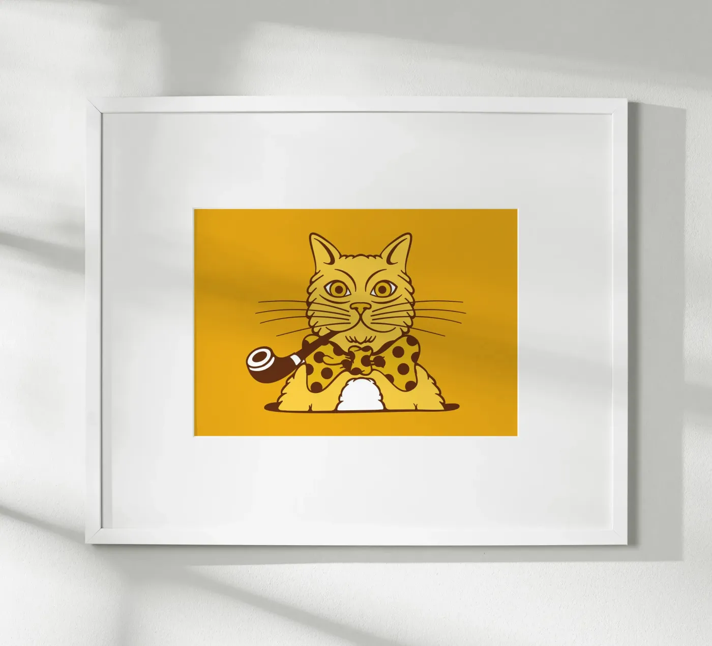 Fluffy Cat poster van The Poster Kid