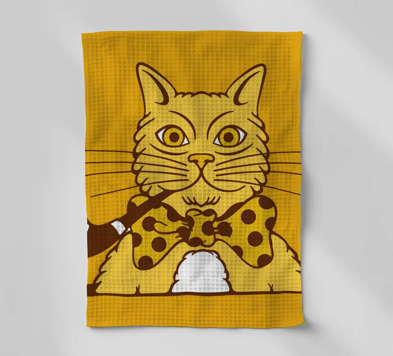 Fluffy Cat canovaccio da cucina da The Poster Kid