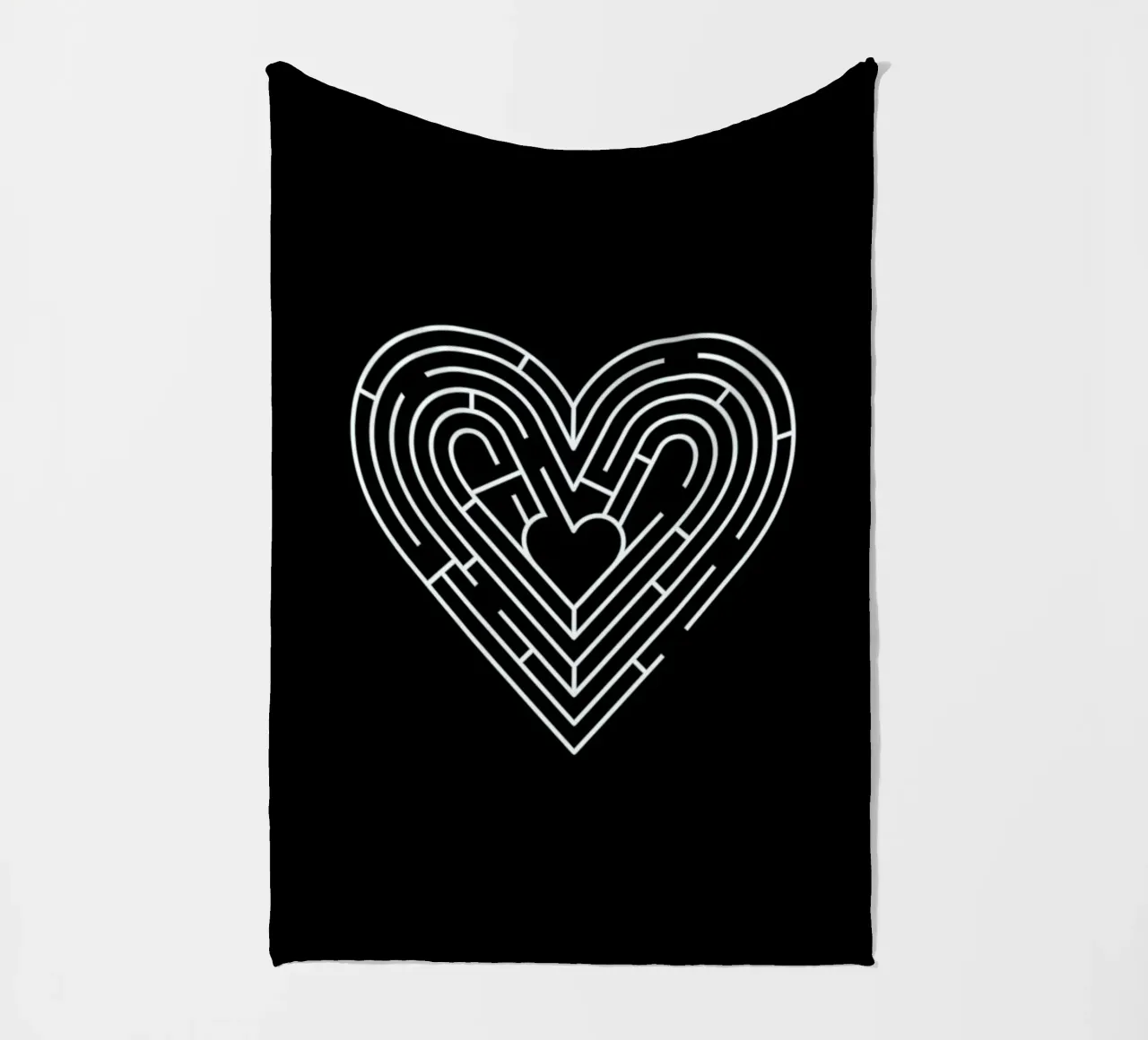 Labyrinth Fleecedecke von Doozal