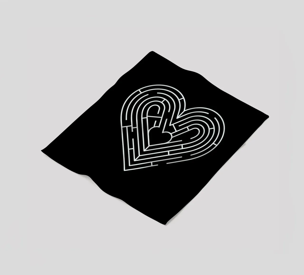 Labyrinth Fleecedecke von Doozal