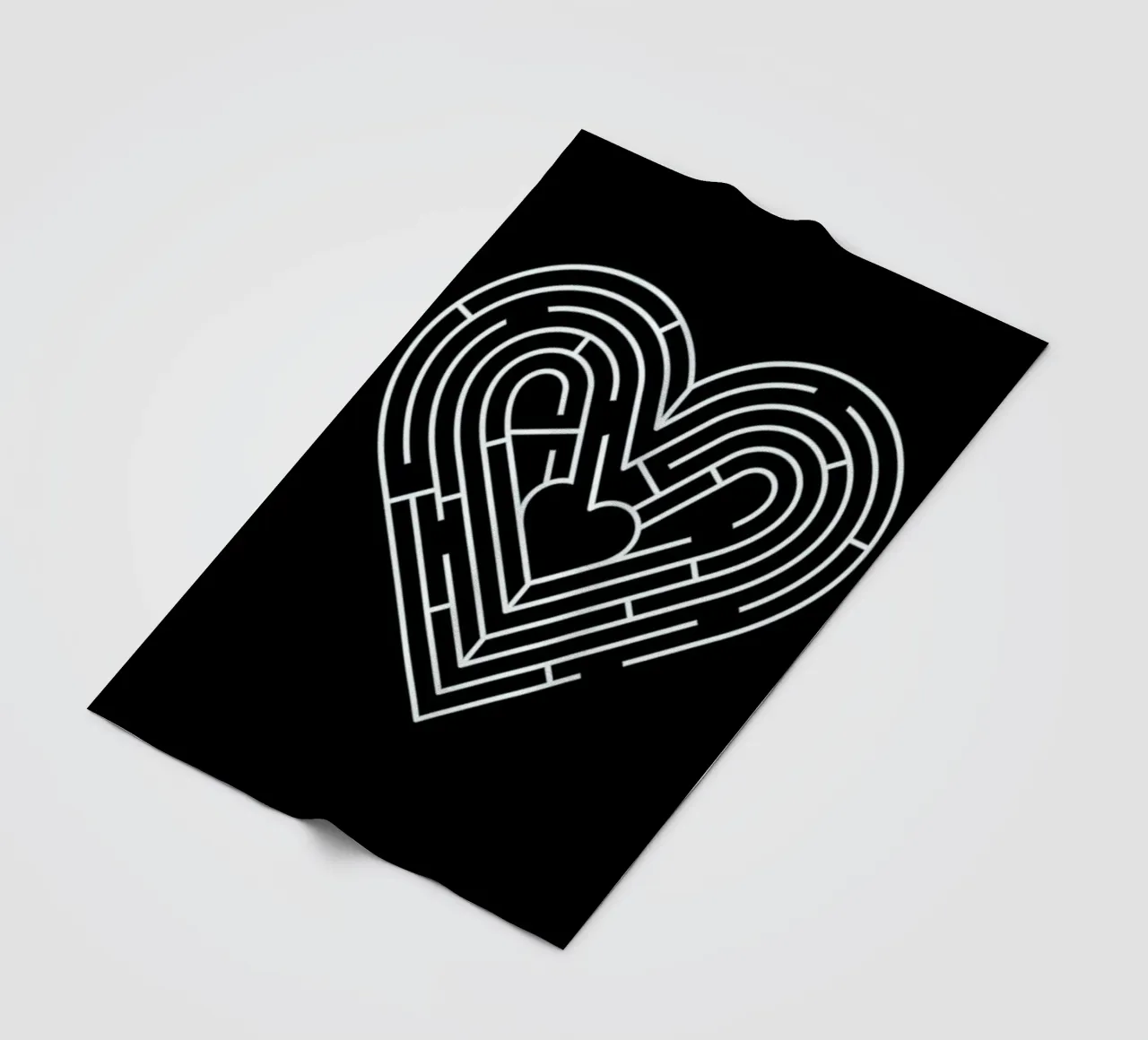 Labyrinth Fleecedecke von Doozal