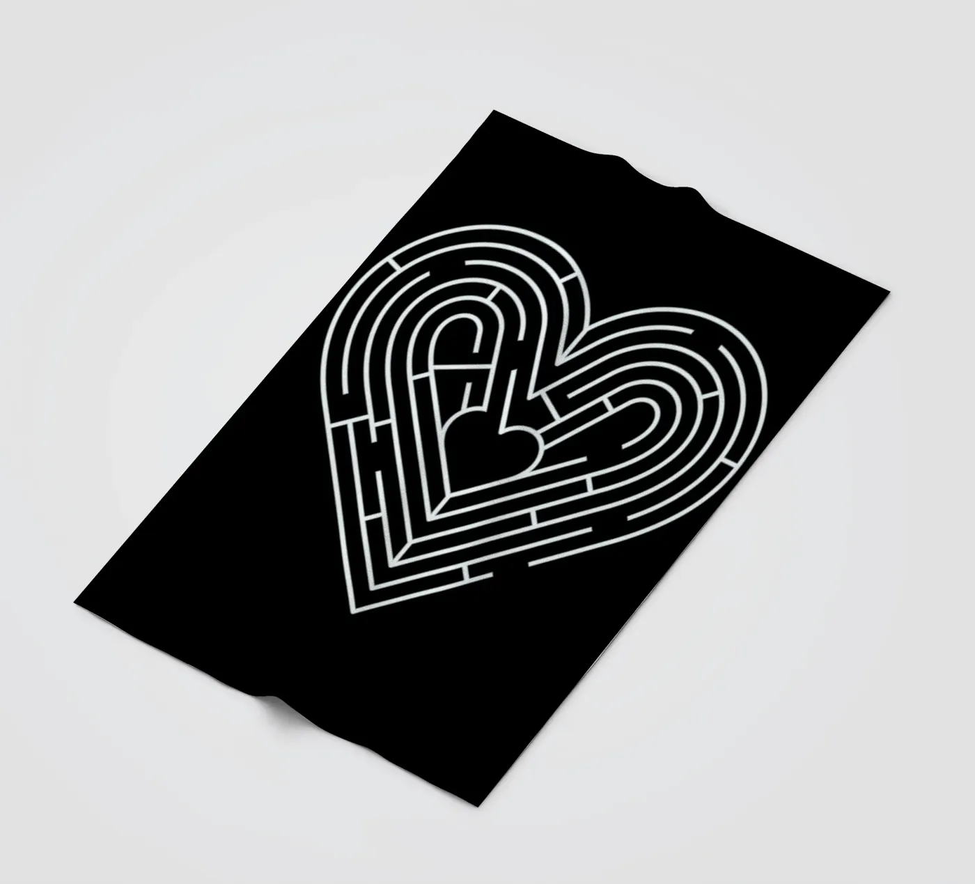 Labyrinth coperta in pile da Doozal