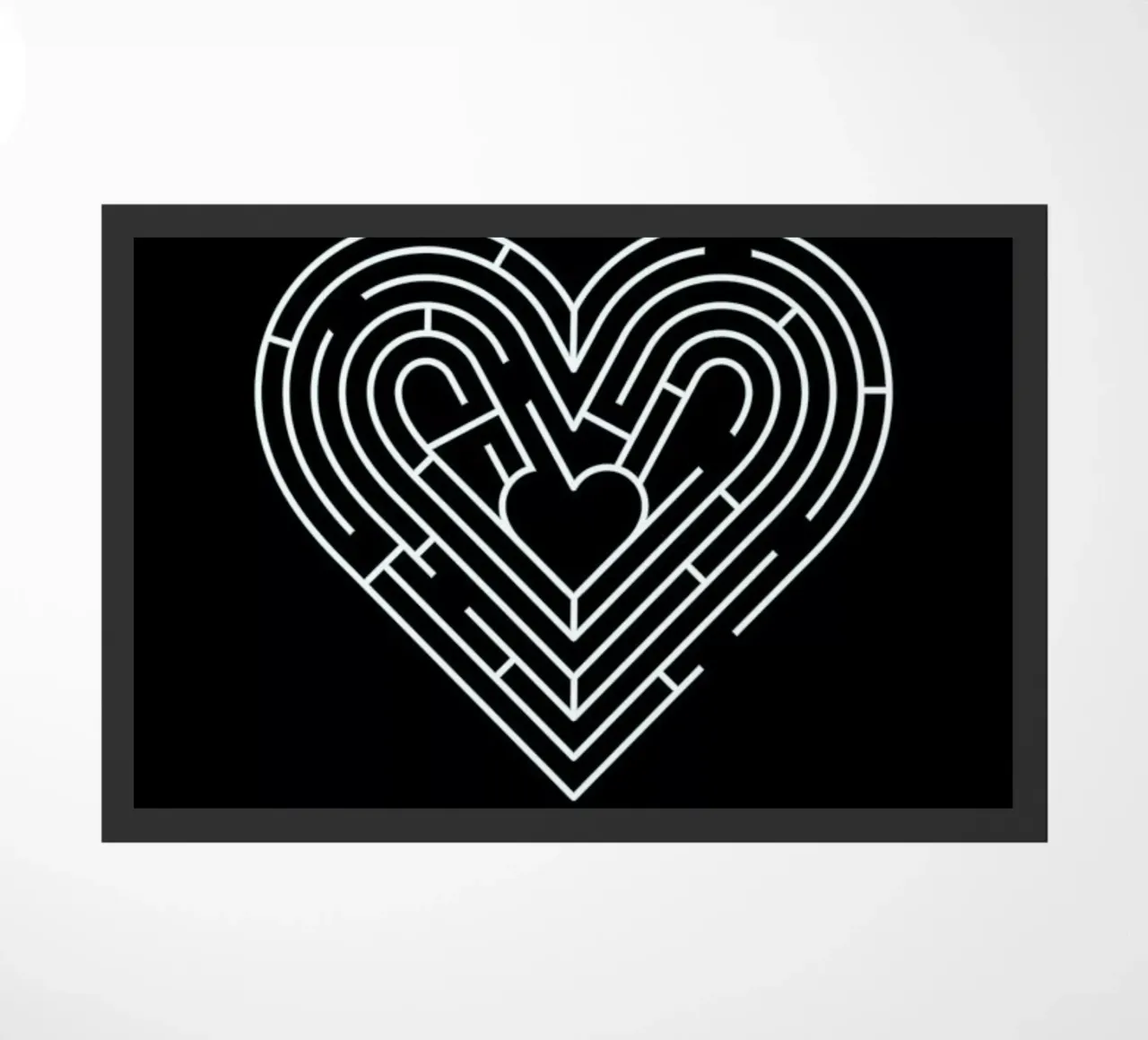 Labyrinth doormat by Doozal