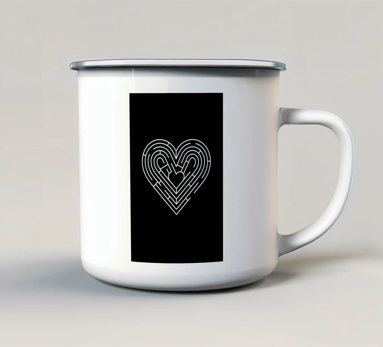 Labyrinth tazza in smalto da Doozal