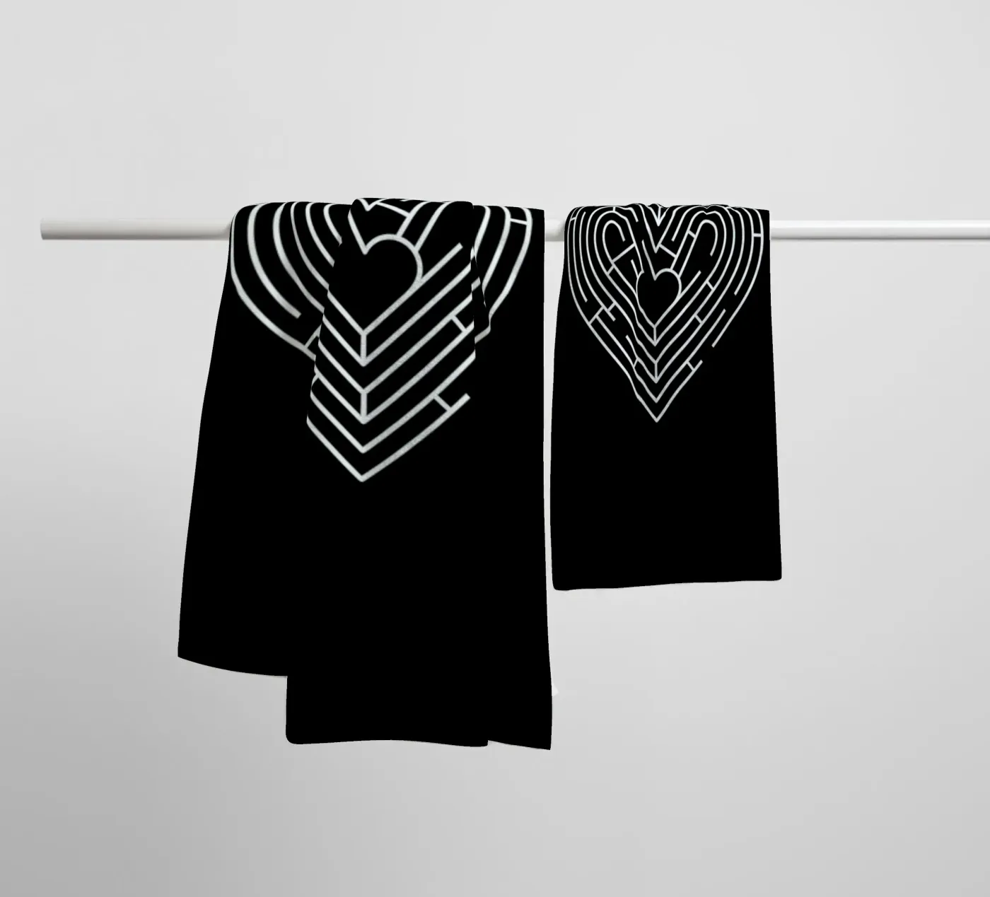 Labyrinth badhanddoek van Doozal