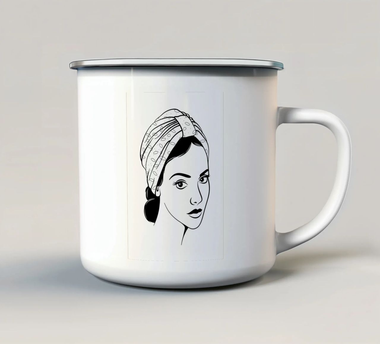 Persian Queen tazza in smalto da The Poster Kid