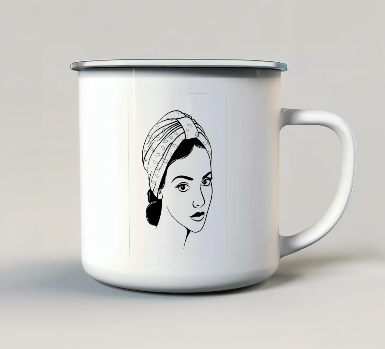 Persian Queen tazza in smalto da The Poster Kid
