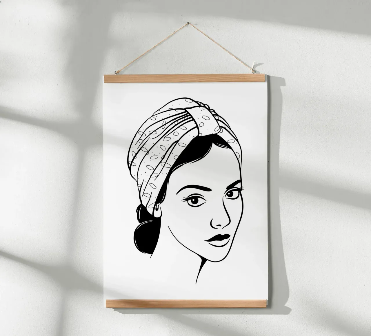 Persian Queen poster con telaio in alluminio da The Poster Kid