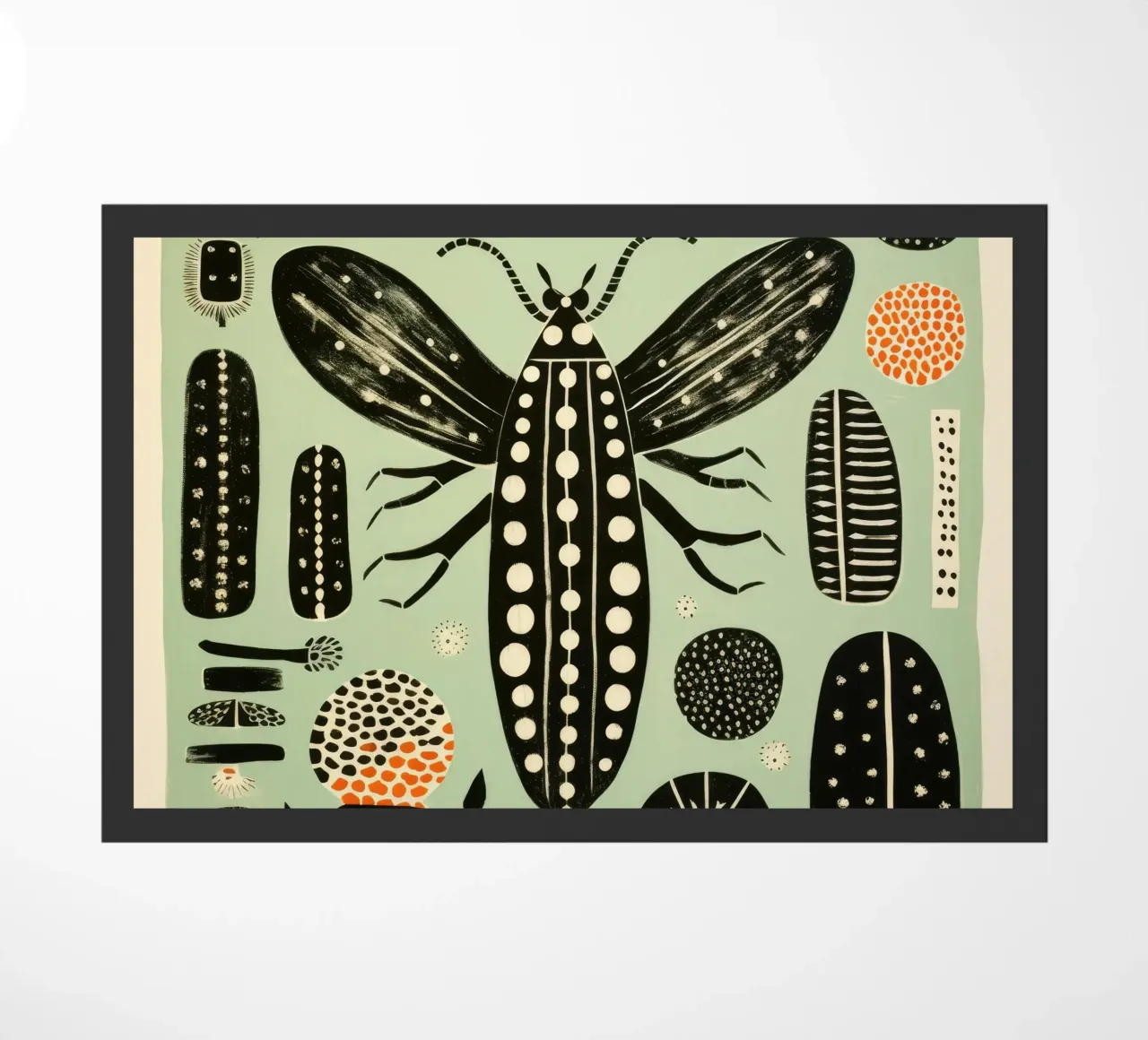 Baco da seta verde 2 zerbino da Minimal Animal Art