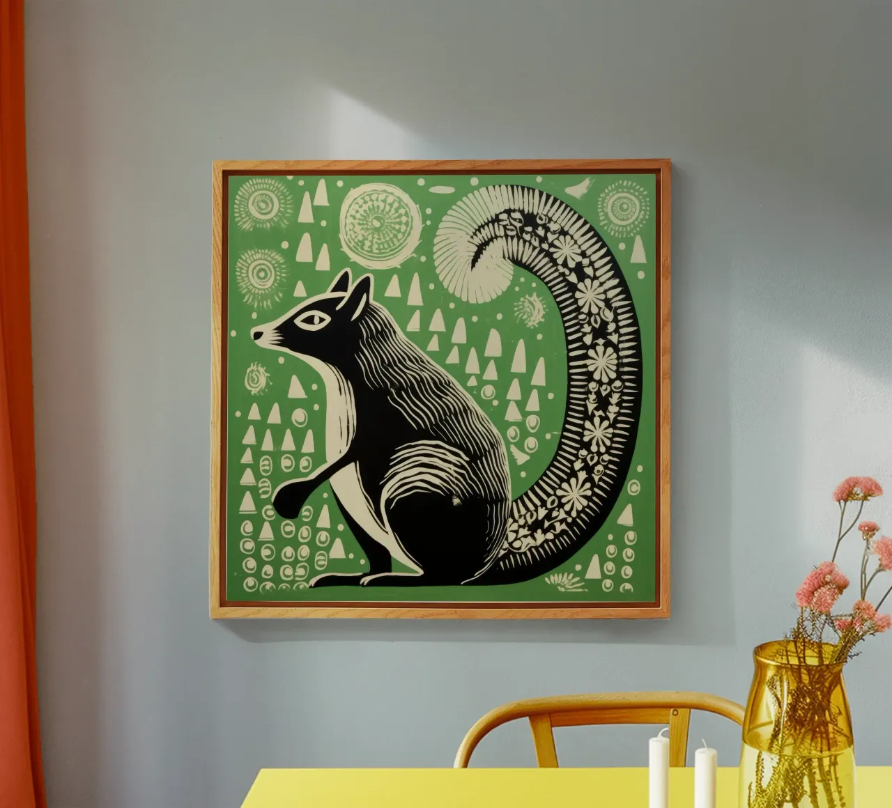Puzzola verde 1 plexiglass da Minimal Animal Art