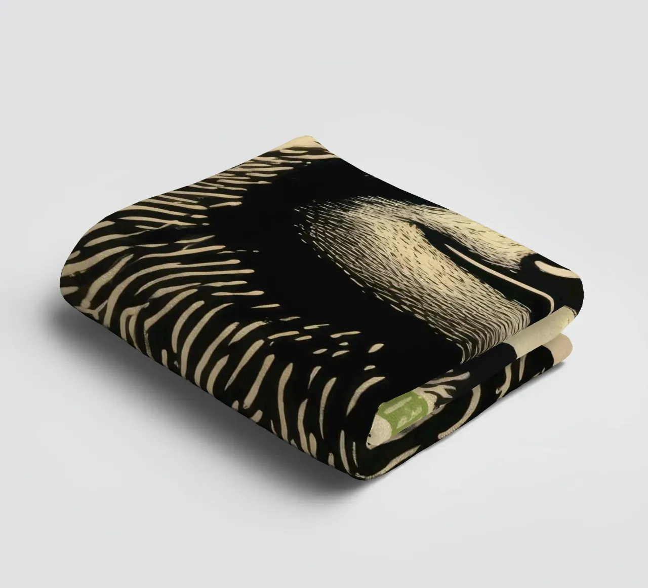 Bradipo verde 3 asciugamano da bagno da Minimal Animal Art