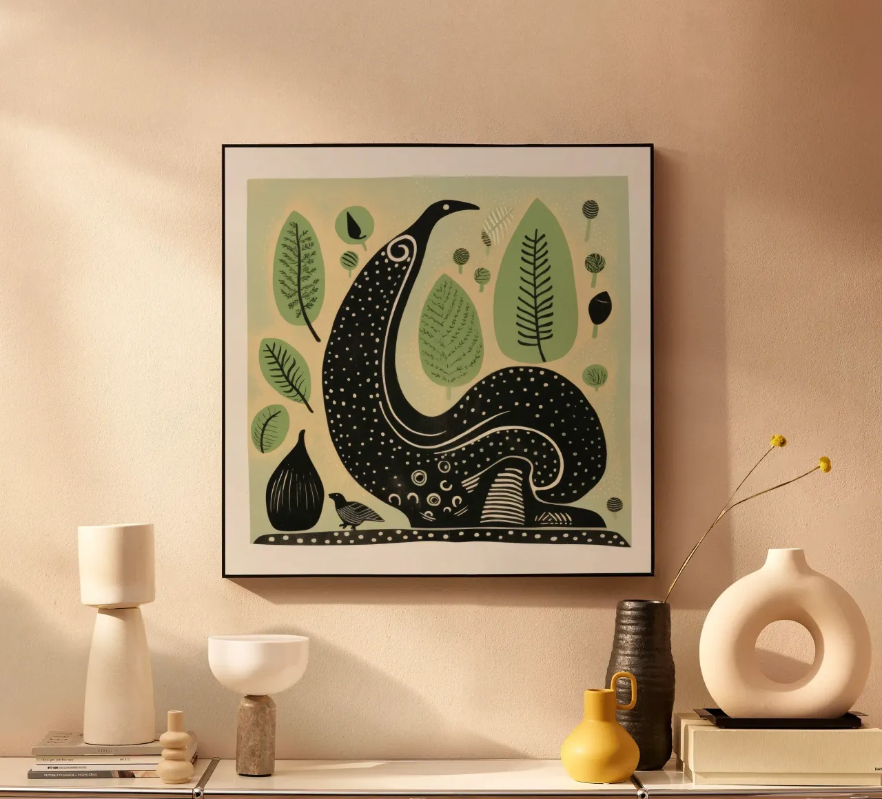 Lumaca verde plexiglass da Minimal Animal Art