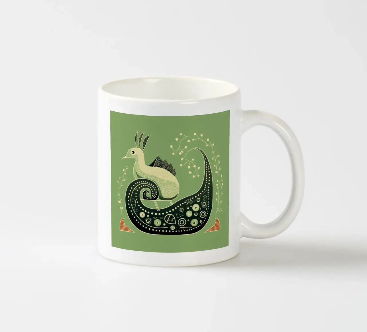 Lumaca verde 2 tazza in ceramica da Minimal Animal Art