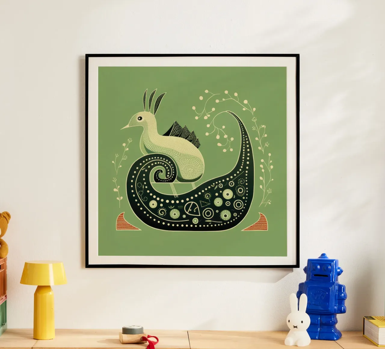 Lumaca verde 2 carta hahnemühle da Minimal Animal Art