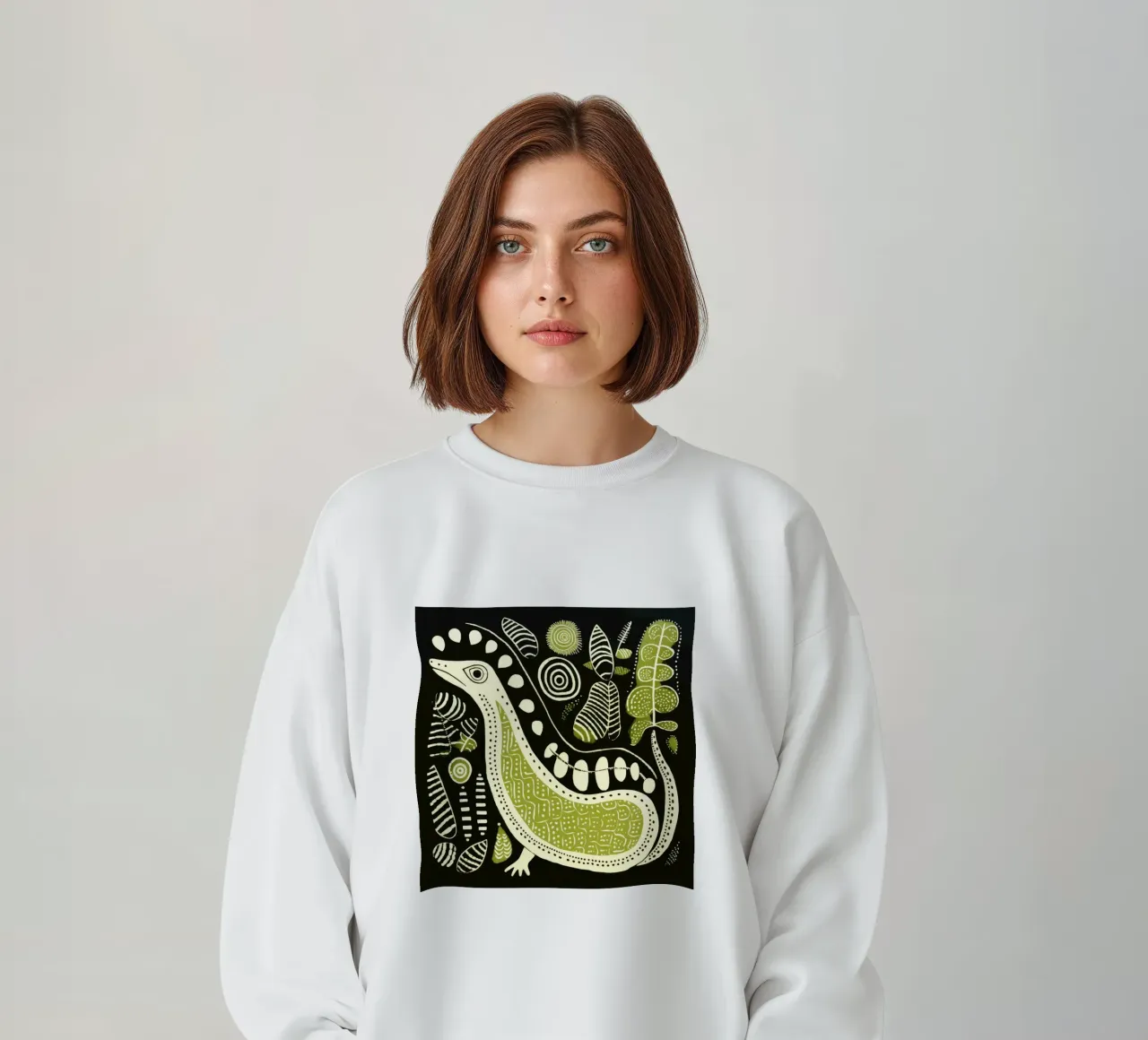 Lumaca verde felpa da Minimal Animal Art