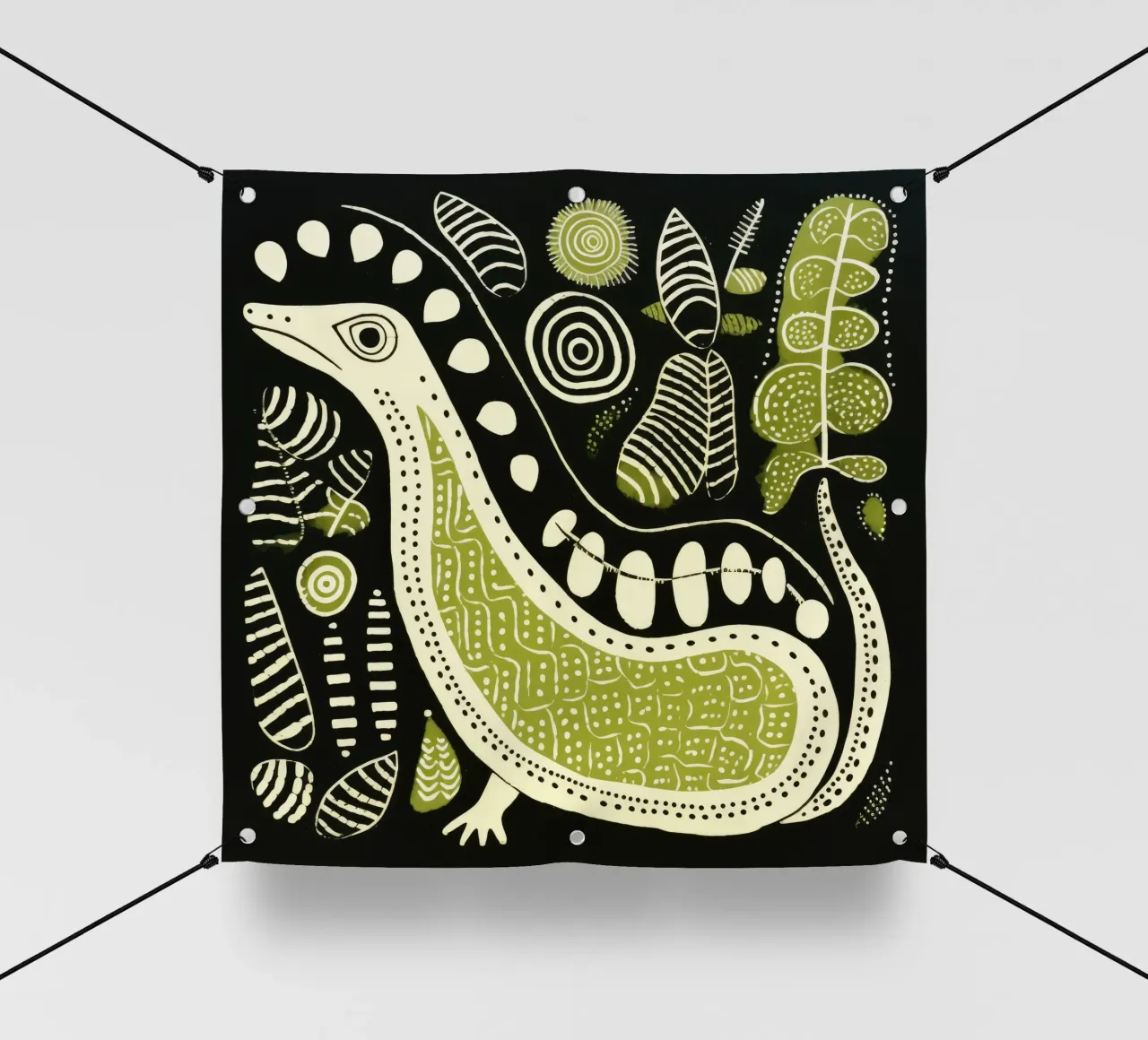 Lumaca verde 3 telo in pvc da Minimal Animal Art