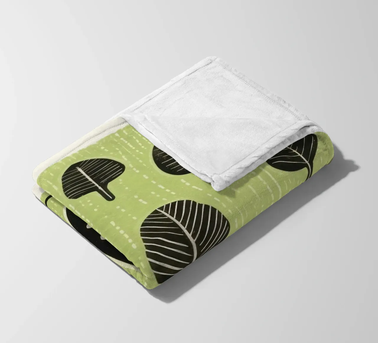 Lumaca verde 4 coperta in pile da Minimal Animal Art